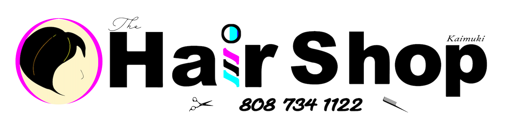 The Hair Shop Honolulu signage